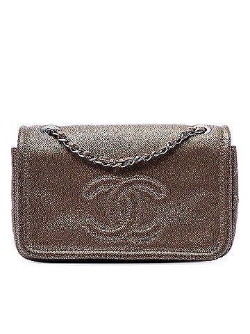 Chanel Small Metallic Caviar CC Timeless Flap (view 1)