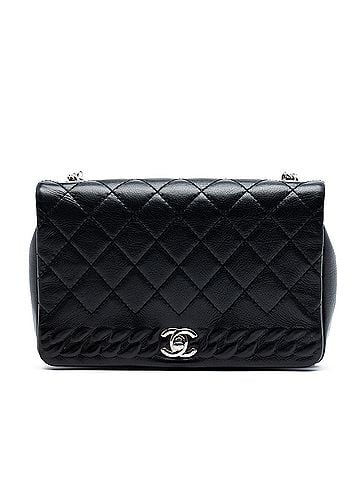 Chanel Small CC Quilted Lambskin Embossed Braid Single Flap (view 1)
