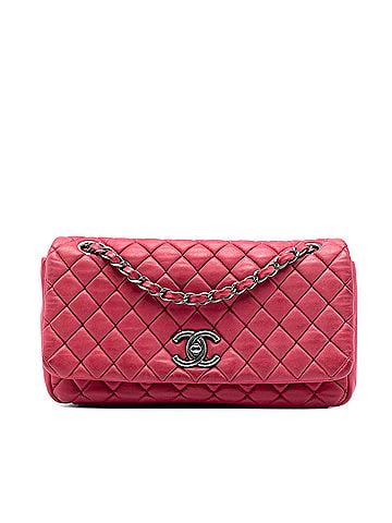 Chanel Small Quilted Iridescent Calfskin New Bubble Flap (view 1)