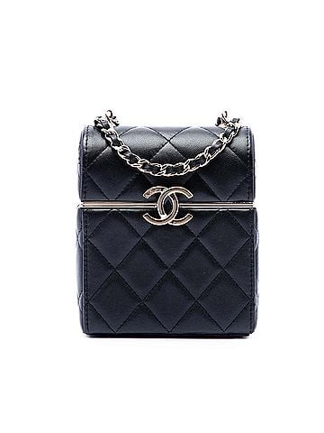 Chanel Small Quilted Lambskin Box With Chain (view 1)