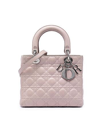 Dior Medium Lambskin Cannage Lady Dior (view 1)