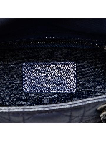 Dior Mini Iridescent Lambskin Cannage Lady Dior (view 2)