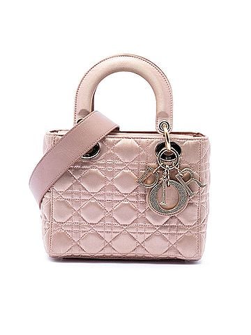 Dior Small Satin Cannage Swarovski Lady Dior (view 1)
