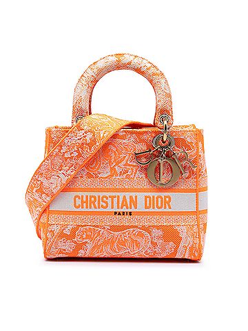 Dior Medium Embroidered Canvas Toile De Jouy Lady D Lite (view 1)