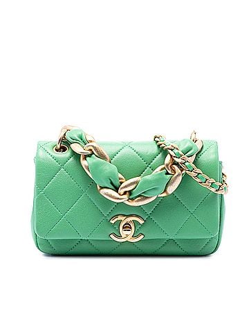 Chanel Small Quilted Lambskin Chain Is More Flap (view 1)