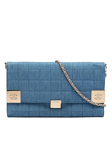 Chanel CC Chocolate Bar Denim Flap (view 1)
