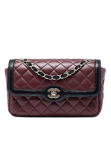 Chanel Small Quilted Lambskin Two Tone Day Flap (view 1)