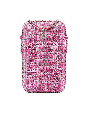 Chanel Tweed Chain Around Phone Holder (view 1)
