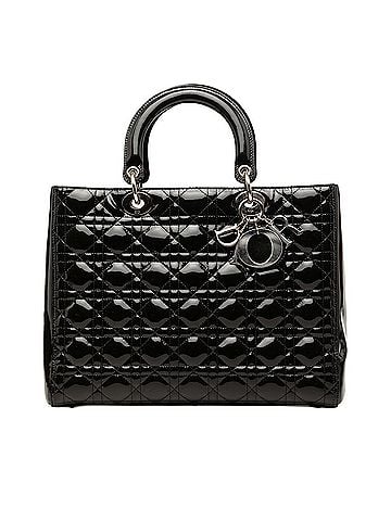 Dior Large Patent Cannage Lady Dior (view 1)