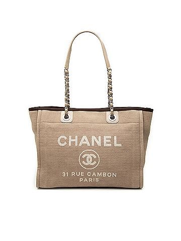 Chanel Small Canvas Deauville Tote (view 1)