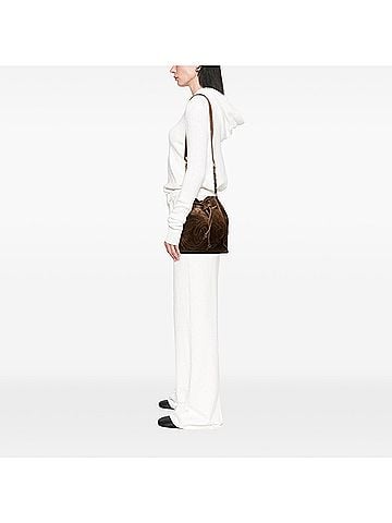 Chanel CC Suede Bucket Bag (view 2)
