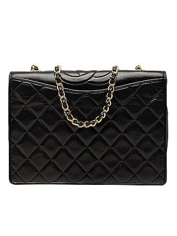 Chanel CC Quilted Lambskin Full Flap Crossbody (view 1)