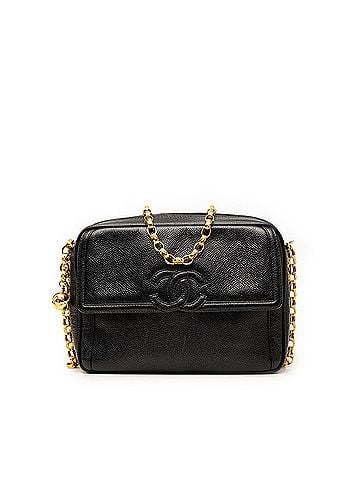 Chanel CC Caviar Front Pocket Bijoux Chain Camera Bag (view 1)