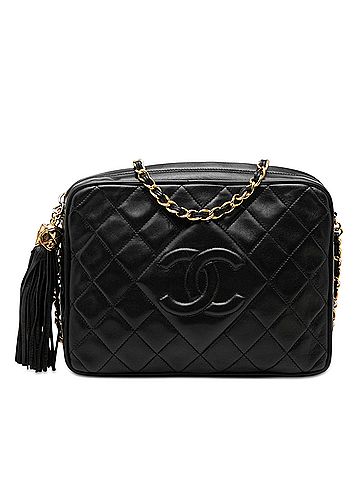 Chanel CC Quilted Lambskin Tassel Camera Bag (view 1)