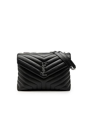 Saint Laurent Medium Matelasse Calfskin Monogram LouLou Shoulder Bag (view 1)