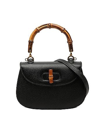 Gucci Small Grained Calfskin Bamboo Night (view 1)