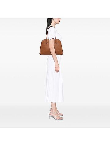 Miu Miu Softy Calfskin Embossed Logo Shoulder Bag (view 2)