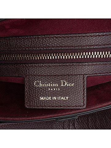 Dior Mini Grained Calfskin Saddle Bag (view 2)