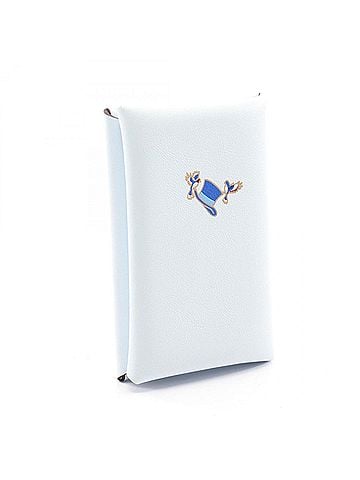 Hermès Hermes Calvi Cowboy Wallet - Coin Purse Leather Veau Swift Women's Blue/Multicolor (view 2)