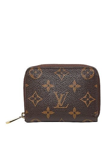 Louis Vuitton Louis Vuitton Monogram Zippy Coin Purse Wallet/Coin Case M60067 Brown Leather Women's LOUIS VUITTON (view 1)
