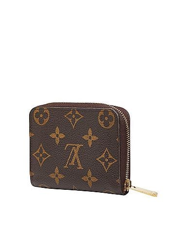 Louis Vuitton Louis Vuitton Monogram Zippy Coin Purse Wallet/Coin Case M60067 Brown Leather Women's LOUIS VUITTON (view 2)