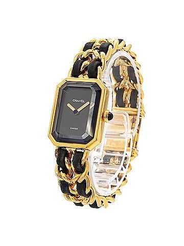 Chanel Chanel Premiere H0001 Women's Watch, Size M, Black & Gold, Quartz Movement. (view 2)