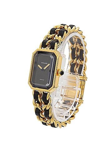 Chanel Chanel Premiere Large Size H0001 Women's Watch Black Gold Quartz (view 2)
