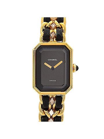 Chanel Chanel Premiere Large Size H0001 Women's Watch Black Gold Quartz (view 1)