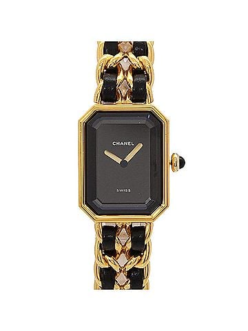 Chanel Chanel Premiere Large Size H0001 Women's Watch Black Gold Quartz (view 1)