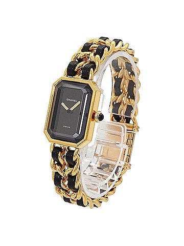 Chanel Chanel Premiere Large Size H0001 Women's Watch Black Gold Quartz (view 2)