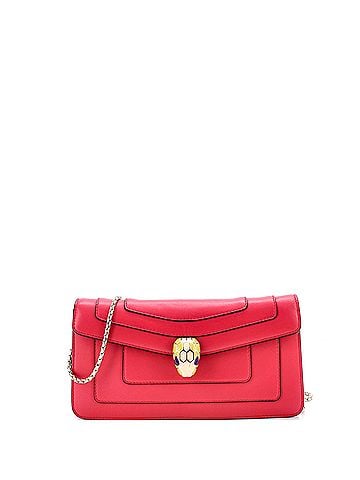 Bvlgari Serpenti Forever Chain Clutch Leather (view 1)