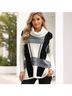 Pendleton 100% Merino Checkered-gingham Black Gray White Pullover Sweater Size L - photo 6