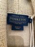 Pendleton 100% Cotton Aztec Or Tribal Print Tan Orange Cardigan Size S - photo 3