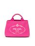 Prada Pink Small Canapa Tote  One size - photo 1