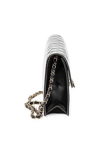 Chanel Vintage Push Lock Straight Flap  (view 2)