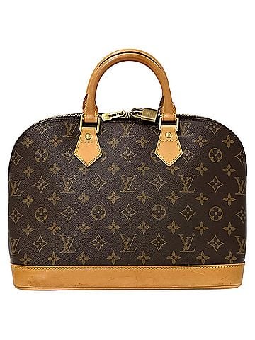 Louis Vuitton Louis Vuitton LOUIS VUITTON Monogram Alma Handbag, Women's, Brown, M51130 (view 2)