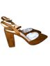 Journee Collection 100% Suede Tan Brown Heels Size 10 - photo 4