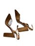 Journee Collection 100% Suede Tan Brown Heels Size 10 - photo 2