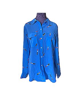 Equipment Long Sleeve Button-Down Shirt (view 1)