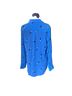 Equipment 100% Silk Print Blue Long Sleeve Button-Down Shirt Size L - photo 3