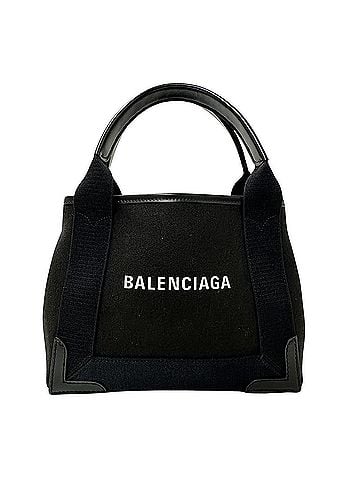 Balenciaga Balenciaga BALENCIAGA Women's Handbag, Canvas, Navy Cabas XS, Black, with Pouch, Mini Bag (view 2)