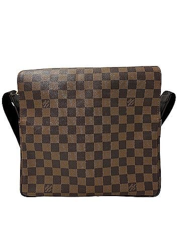 Louis Vuitton Louis Vuitton LOUIS VUITTON Handbag Damier Men's Brand Shoulder Bag Canvas Naviglio Ebene N45255 Brown (view 2)