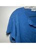 Lunya 100% Linen Solid Blue Henley Size XS - photo 4