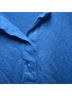 Lunya 100% Linen Solid Blue Henley Size XS - photo 5