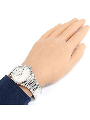 Gucci Gucci G-Timeless Watch, Stainless Steel, YA126442 (126.4), Quartz, Men's GUCCI (view 2)