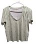 P.S. Kate Floral Green Short Sleeve Blouse Size L - photo 1