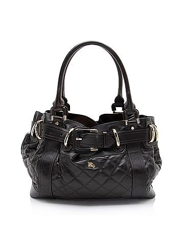 Burberry Burberry Quilted Leather Beaton Satchel (view 1)