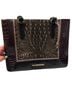 Brahmin Black Brown Leather Tote One size - photo 1