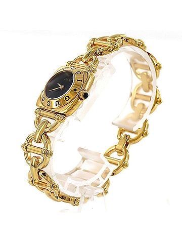 Gucci Gucci Horsebit 6400L GP Quartz Watch (view 2)