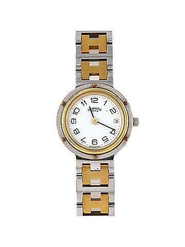 Hermès Hermes Clipper Combination SSxGP Quartz Watch (view 1)